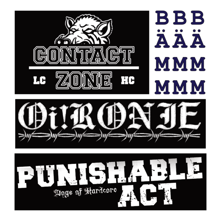 live Punishable Act, Oi!ronie & Contact Zone