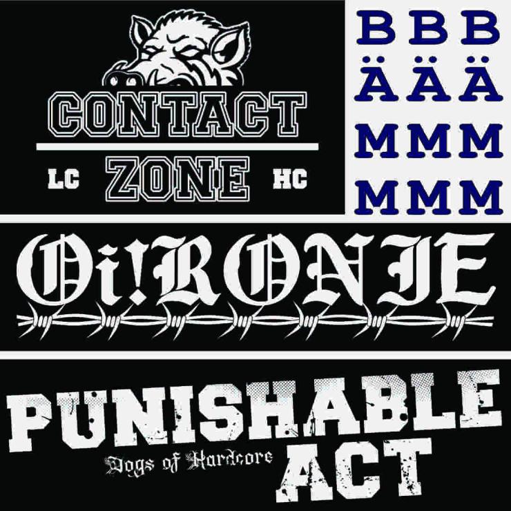 live Punishable Act, Oi!ronie & Contact Zone