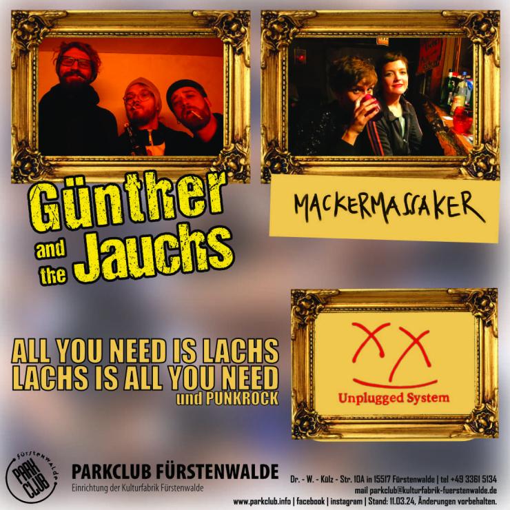 live Günther and the Jauchs w/MackerMassacker & Unplugged-System